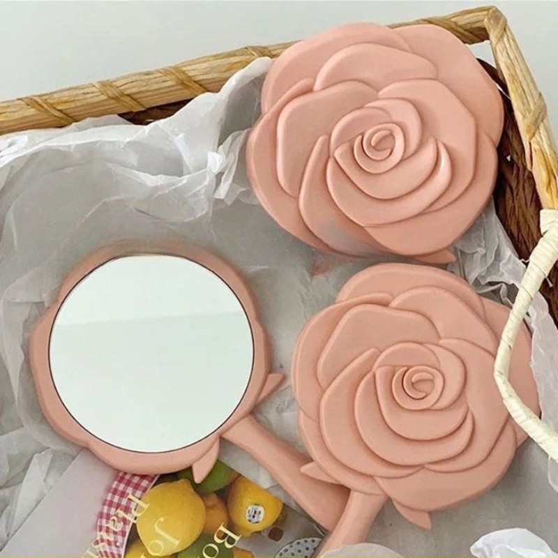 Beauty Rose Makeup - Портативное женское зеркало для макияжа в