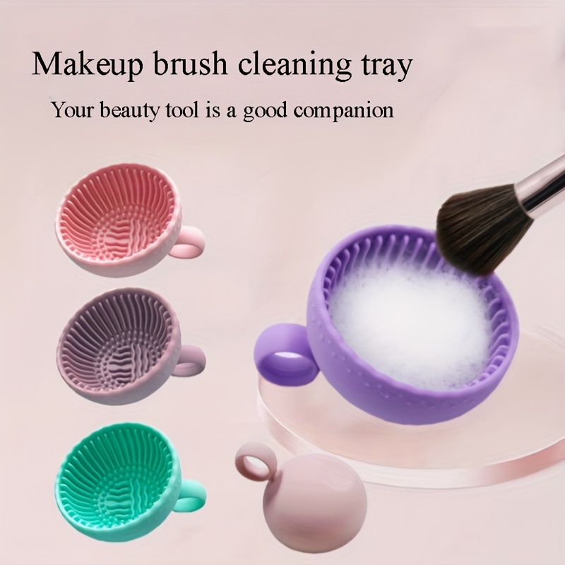 Beauty Makeup Brushes - Силиконовая чаша для очистки кистей для