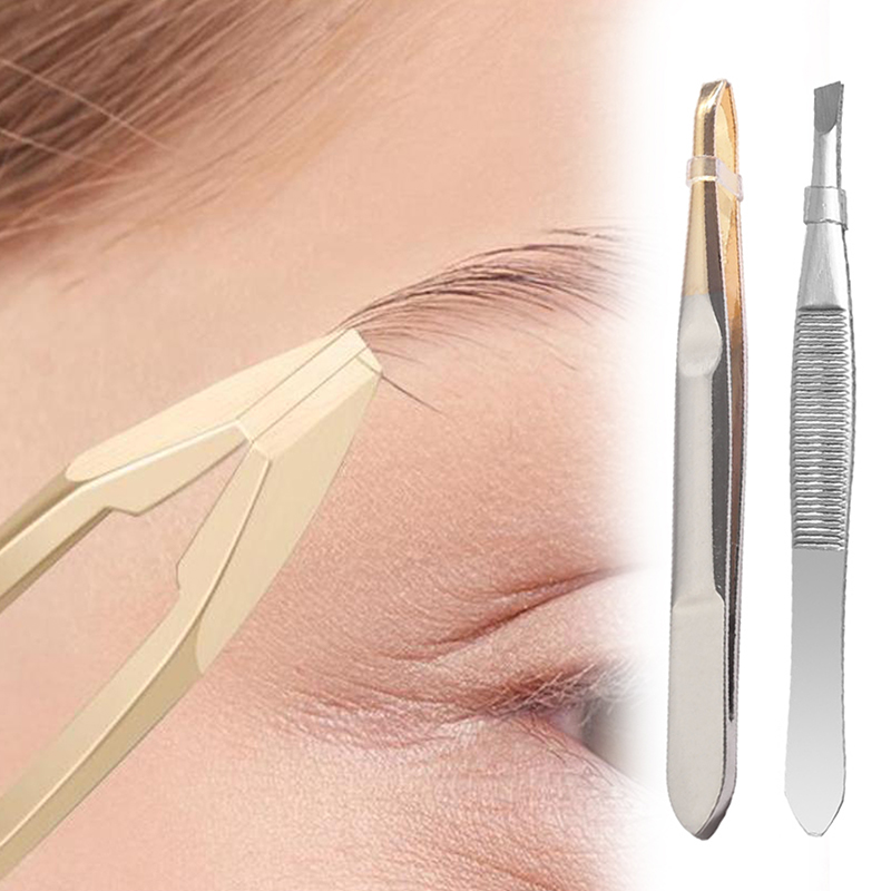 Beauty - Makeup - Eyes - Пинцет для бровей из нержавеющей стали,