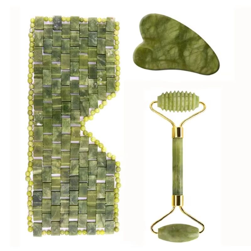 Нефритовая маска для глаз, мас – обзор и цена Jade Roller Gua Sha