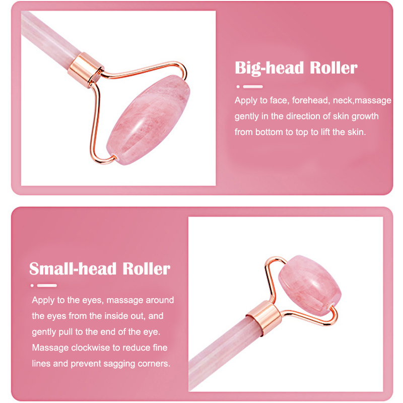 Натуральный розовый кварц, Неф – обзор и цена Jade Roller Gua Sha