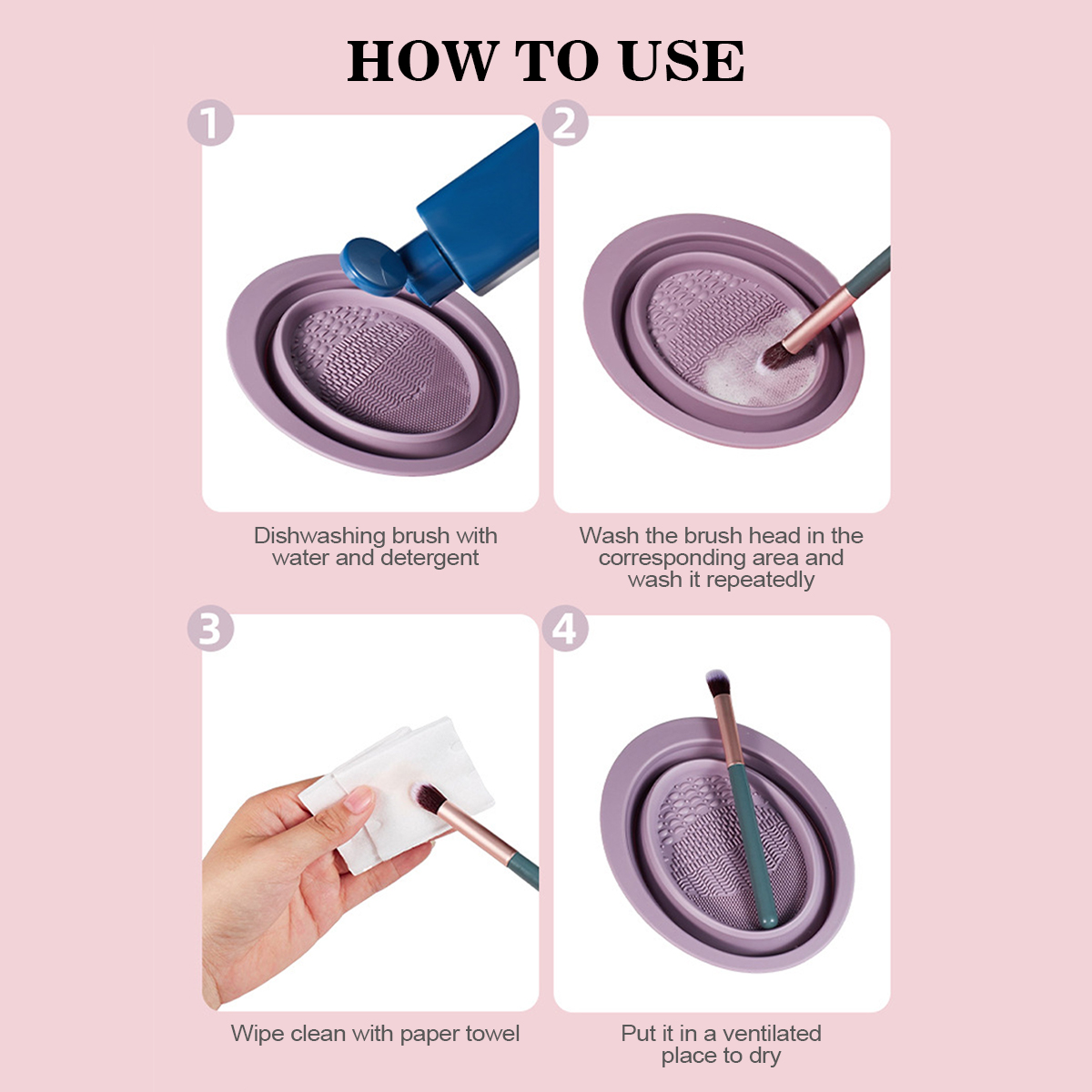 Силиконовая чаша для чистки ки – обзор и цена Beauty Makeup Brushes