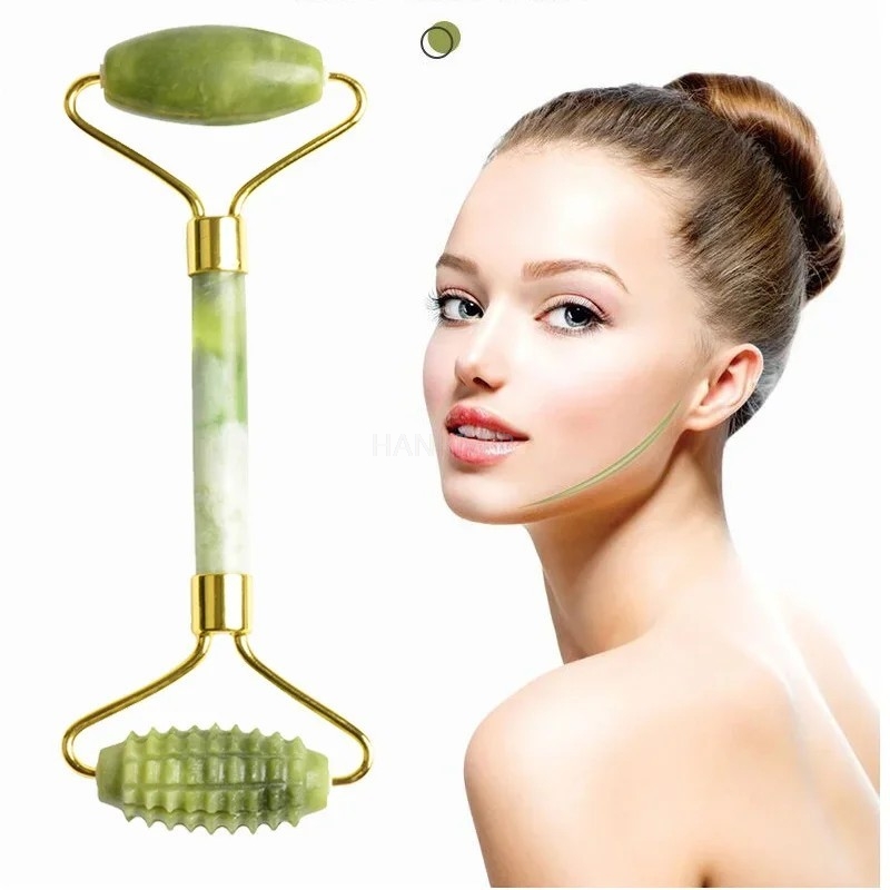 Набор нефритовых массажных рол – обзор и цена Jade Roller Gua Sha