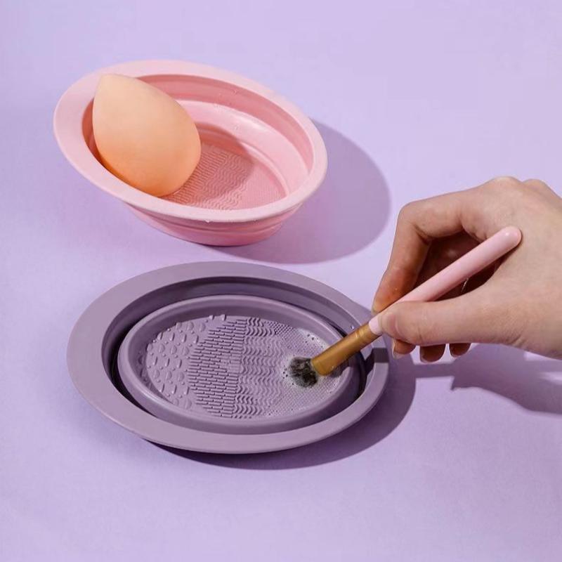Складная миска для чистки пудр – обзор и цена Beauty Makeup Brushes