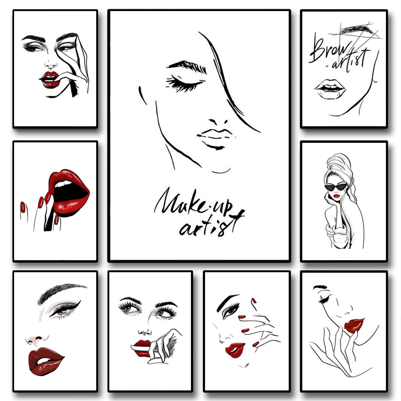 Модный постер с макияжем: Секс – обзор и цена Beauty Of Makeup Quotes