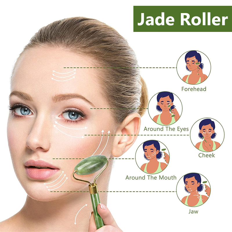 Натуральный нефритовый ролик д – обзор и цена Jade Roller Gua Sha