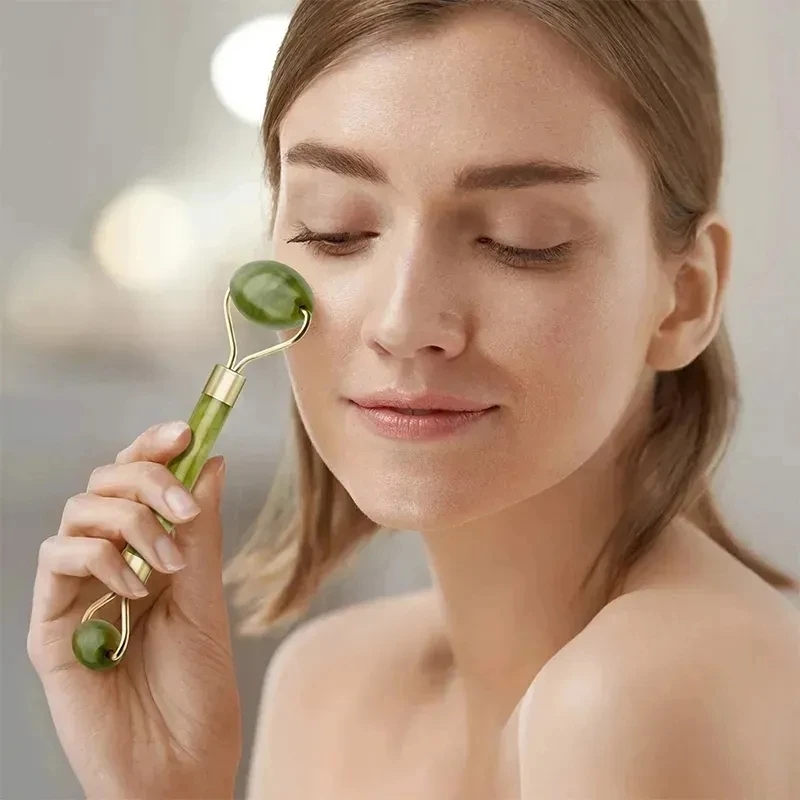 Набор для массажа лица: роллер – обзор и цена Jade Roller Gua Sha
