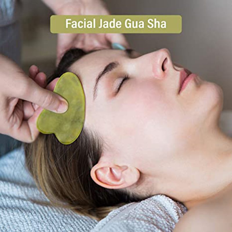 Натуральный нефритовый валик,  – обзор и цена Jade Roller Gua Sha