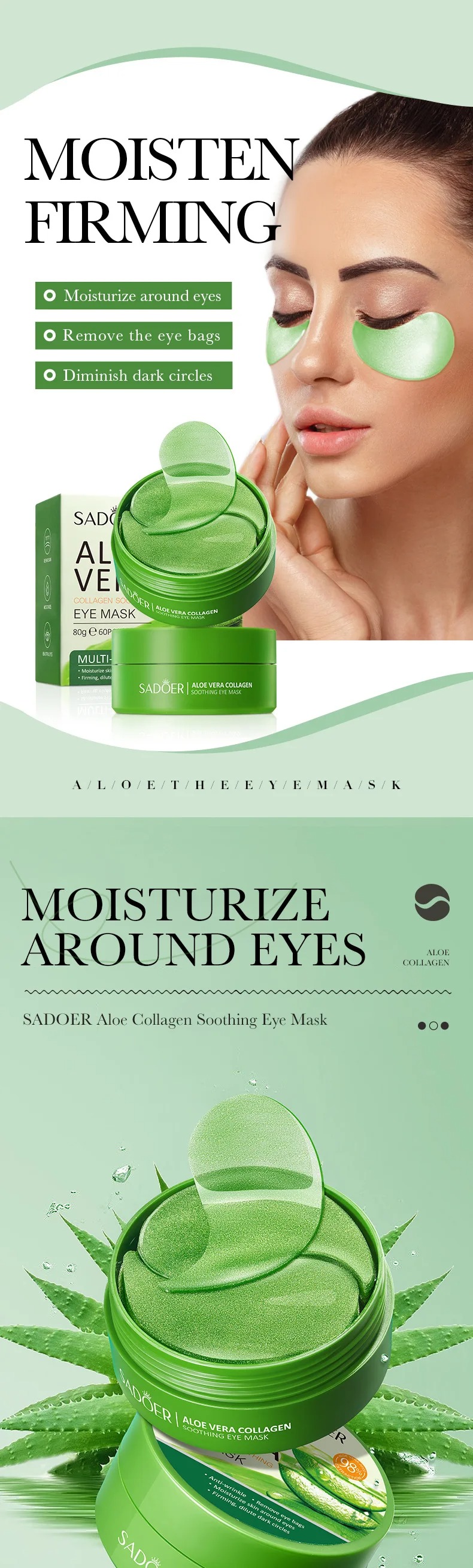 60 шт., коллагеновая маска для – обзор и цена Collagen Eye Patch